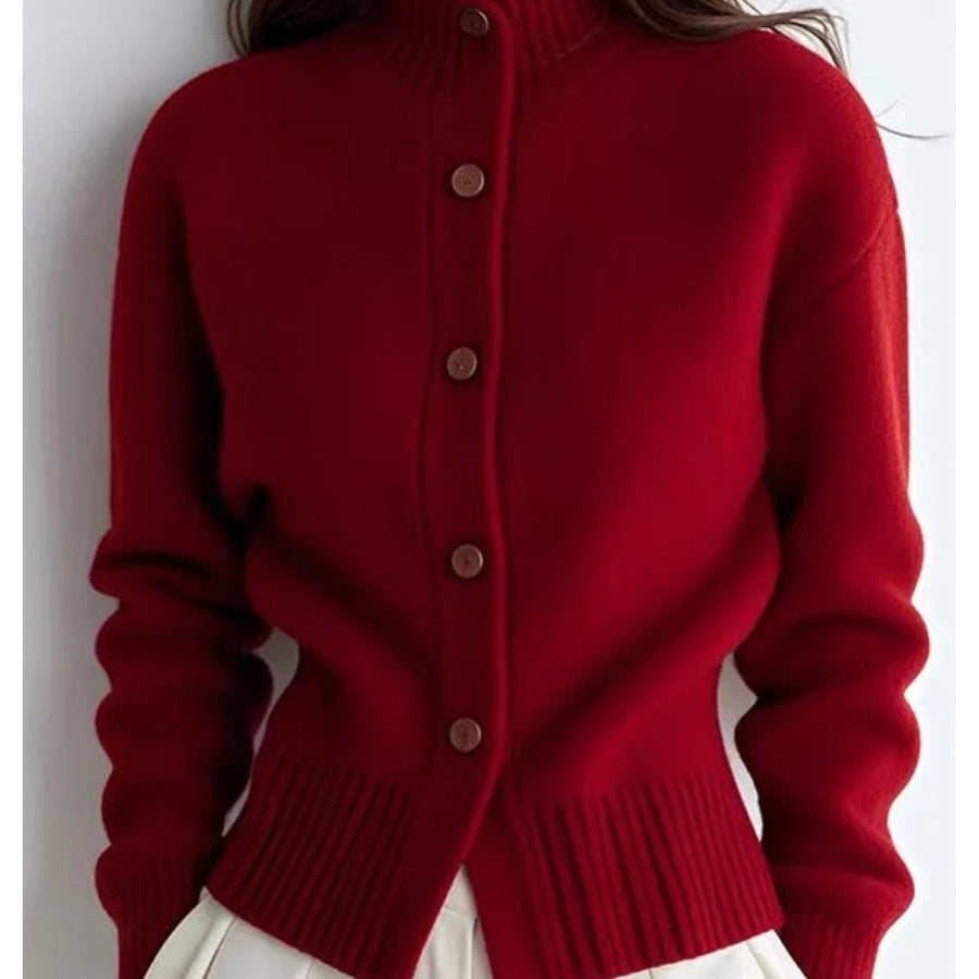 Harry | button-front knit cardigan for polished cold-weather layering