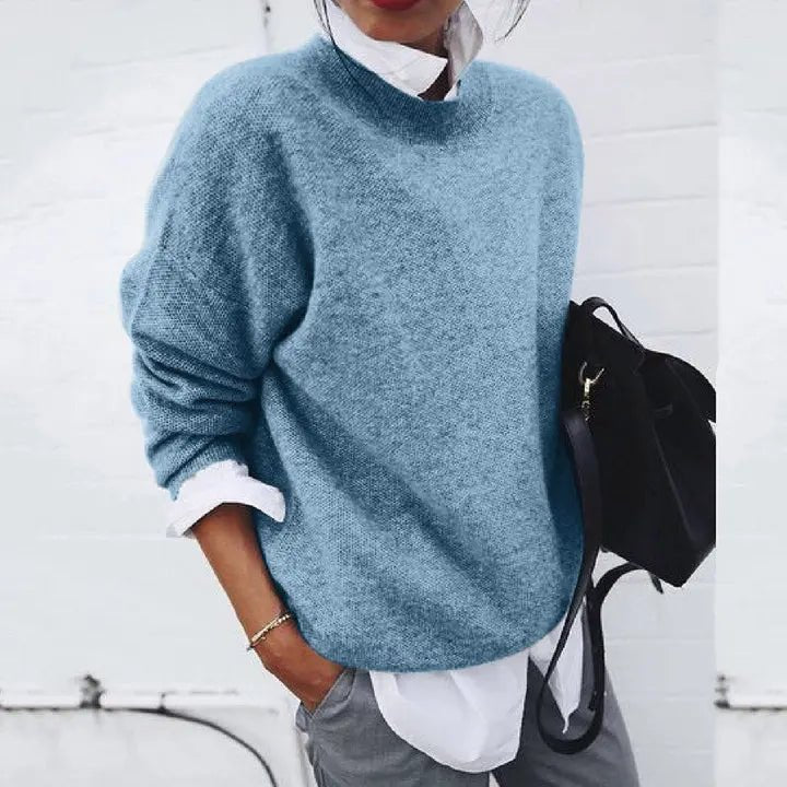 Lucy | Women's Relaxed-Fit Crew-Neck Jumper